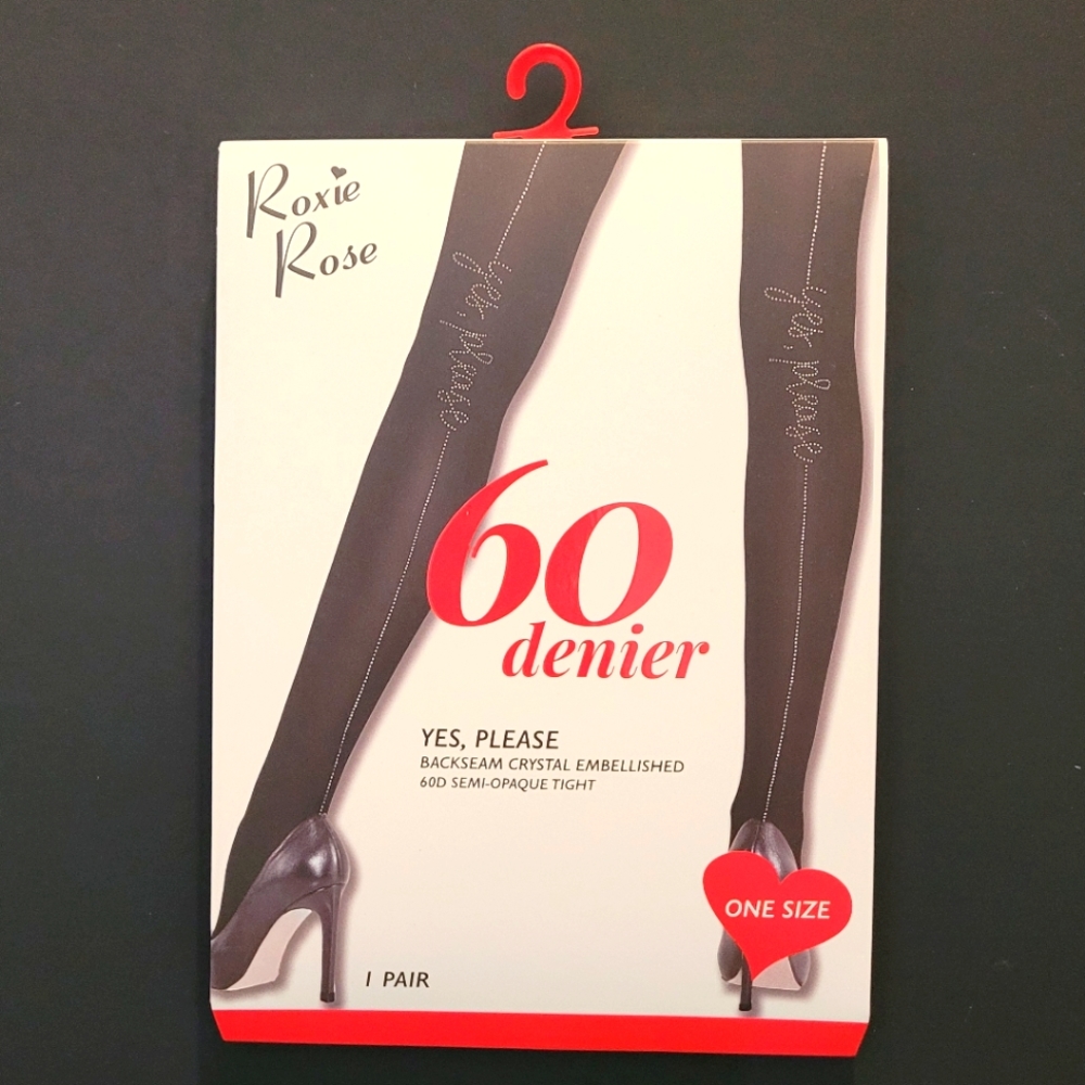 Roxie Rose Black 60 Denier ( Yes Please )